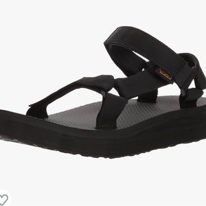 Black Teva Midform Sandal Size 8